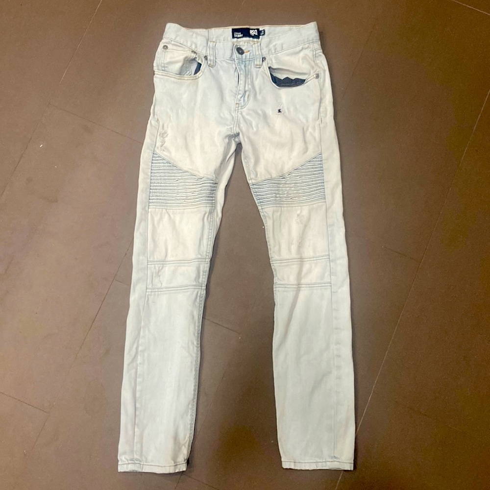 RSQ London skinny biker jeans
